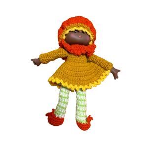Vintage Strawberry Shortcake & Friends Orange and Yellow Crocheted